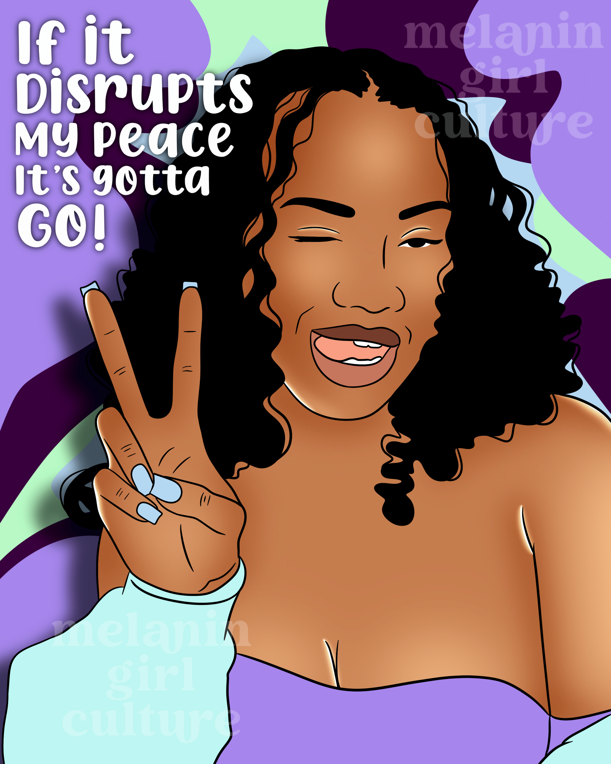 Gotta go Art print