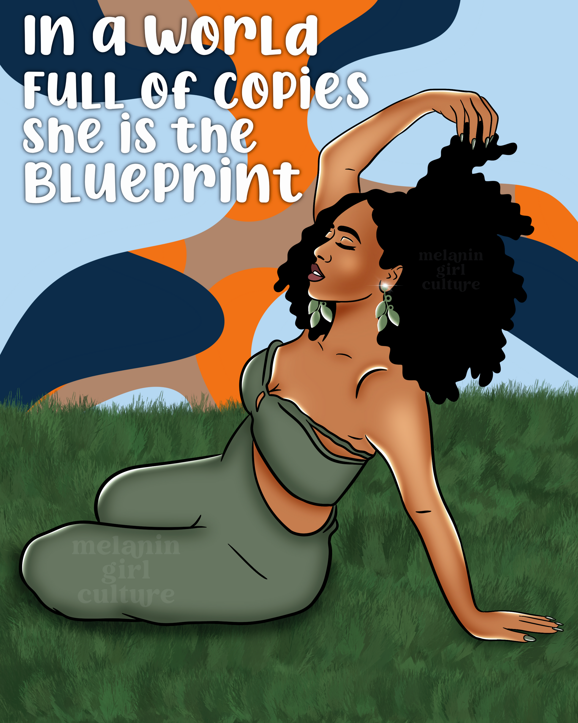 Blueprint Art print