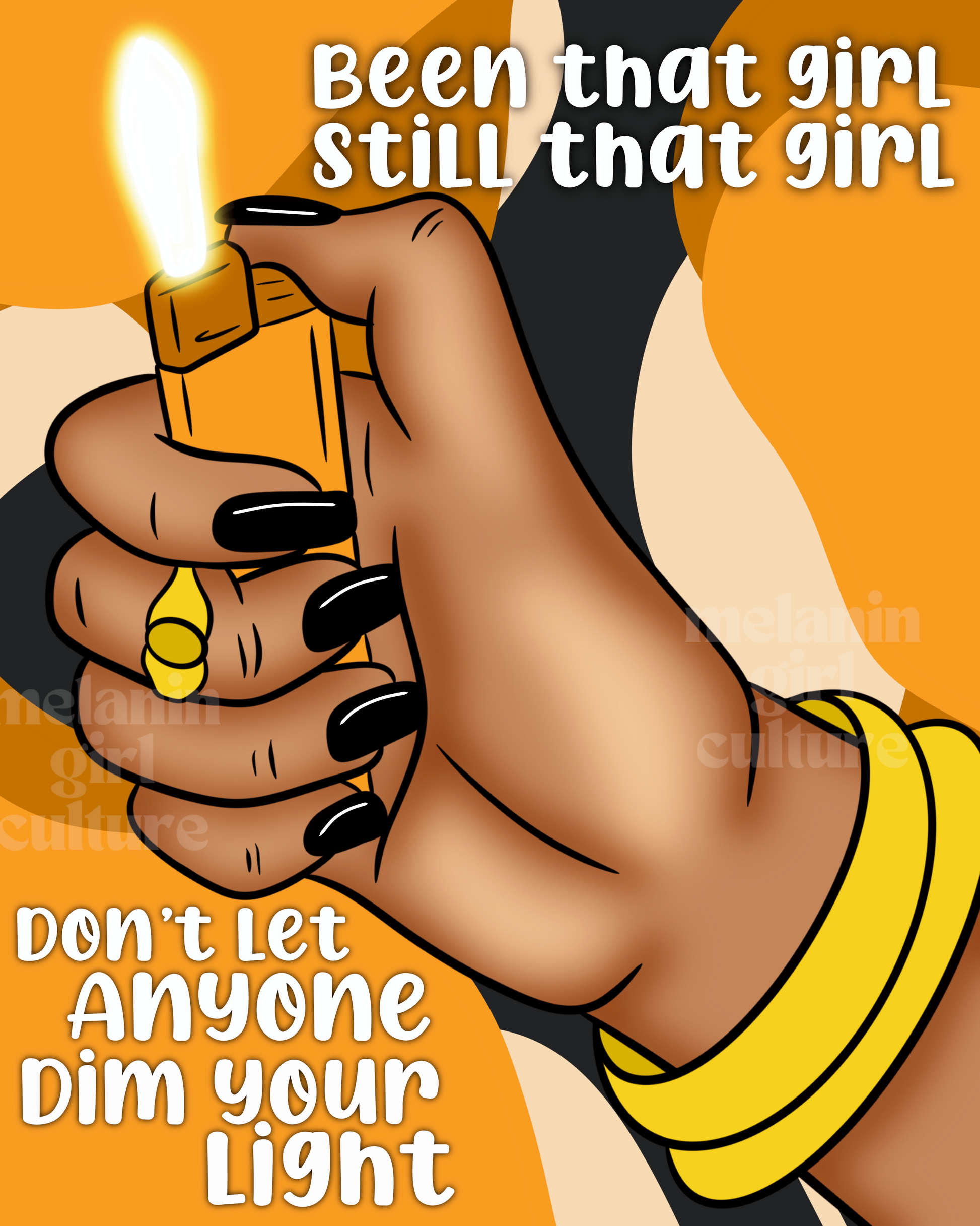 Been that girl Art print