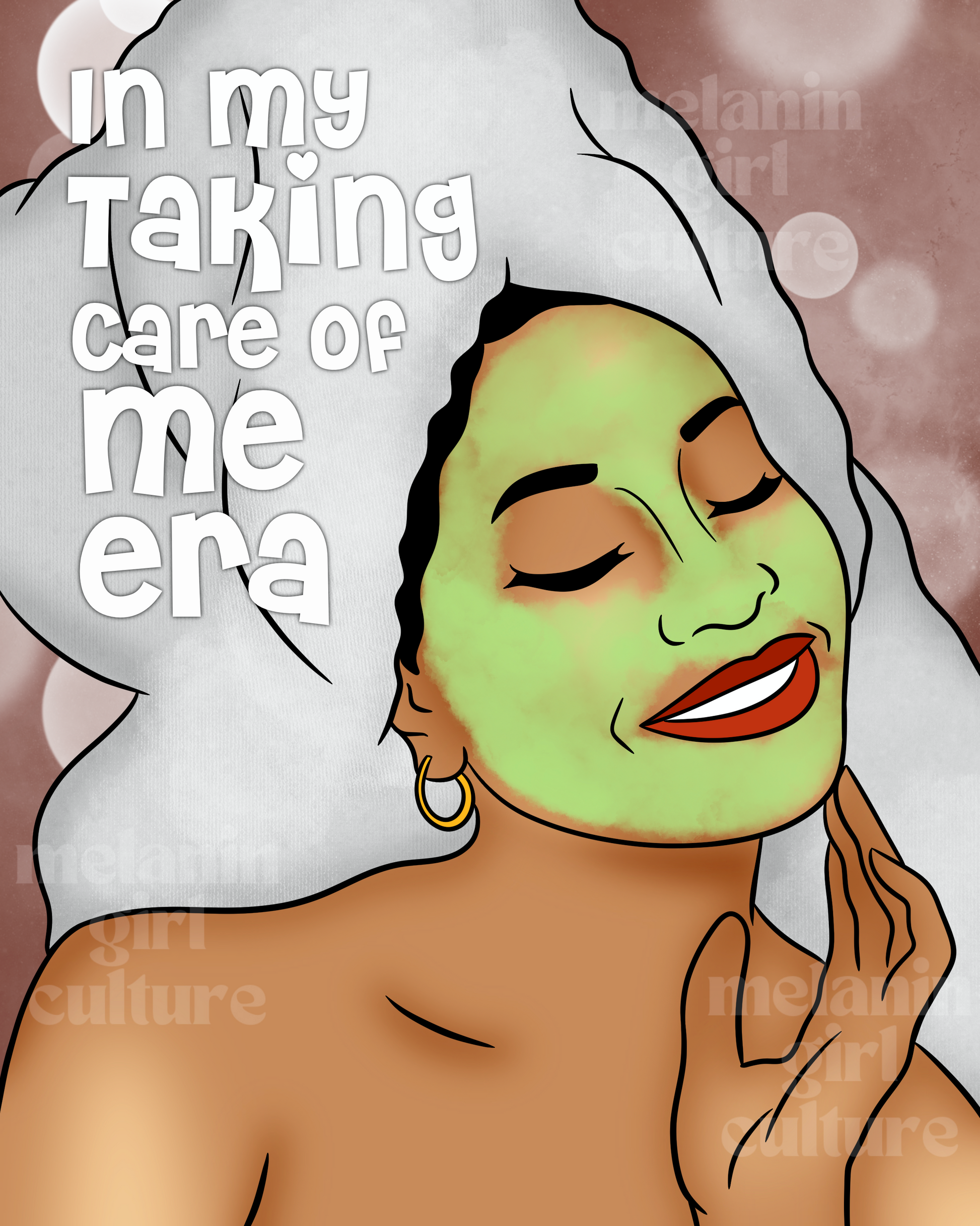 Taking care of me Art Print