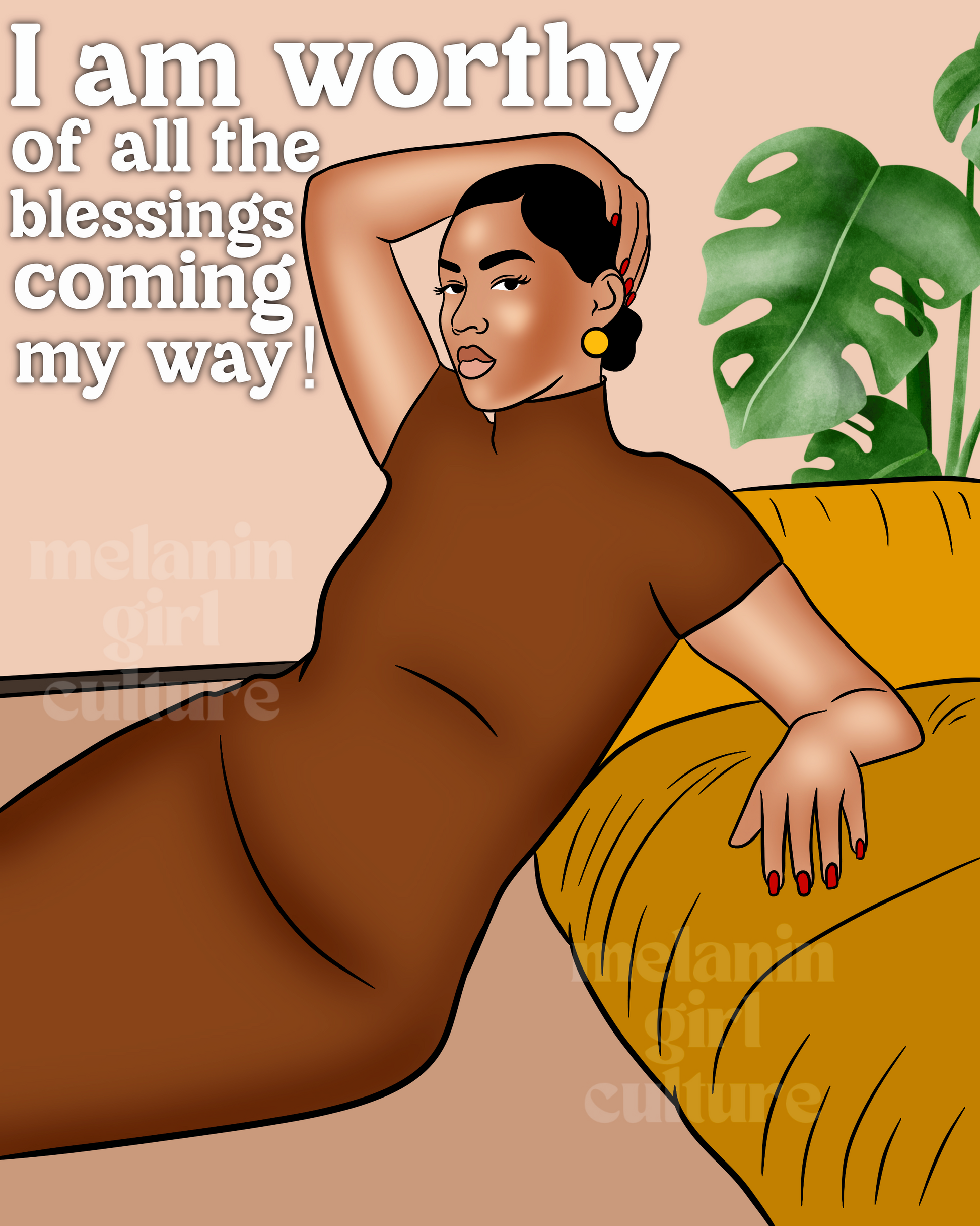 Blessings coming my way Art Print