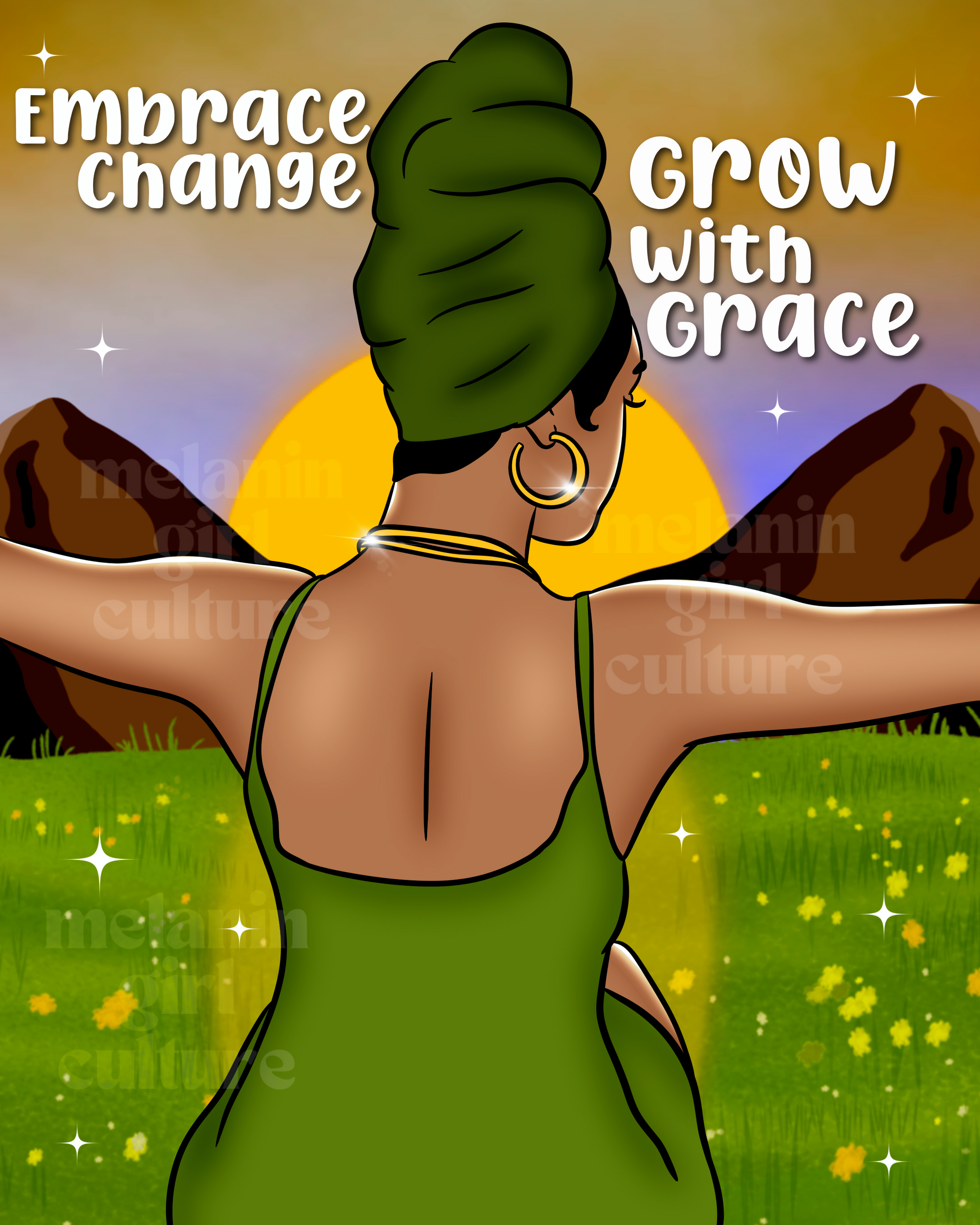 Embrace change Art Print