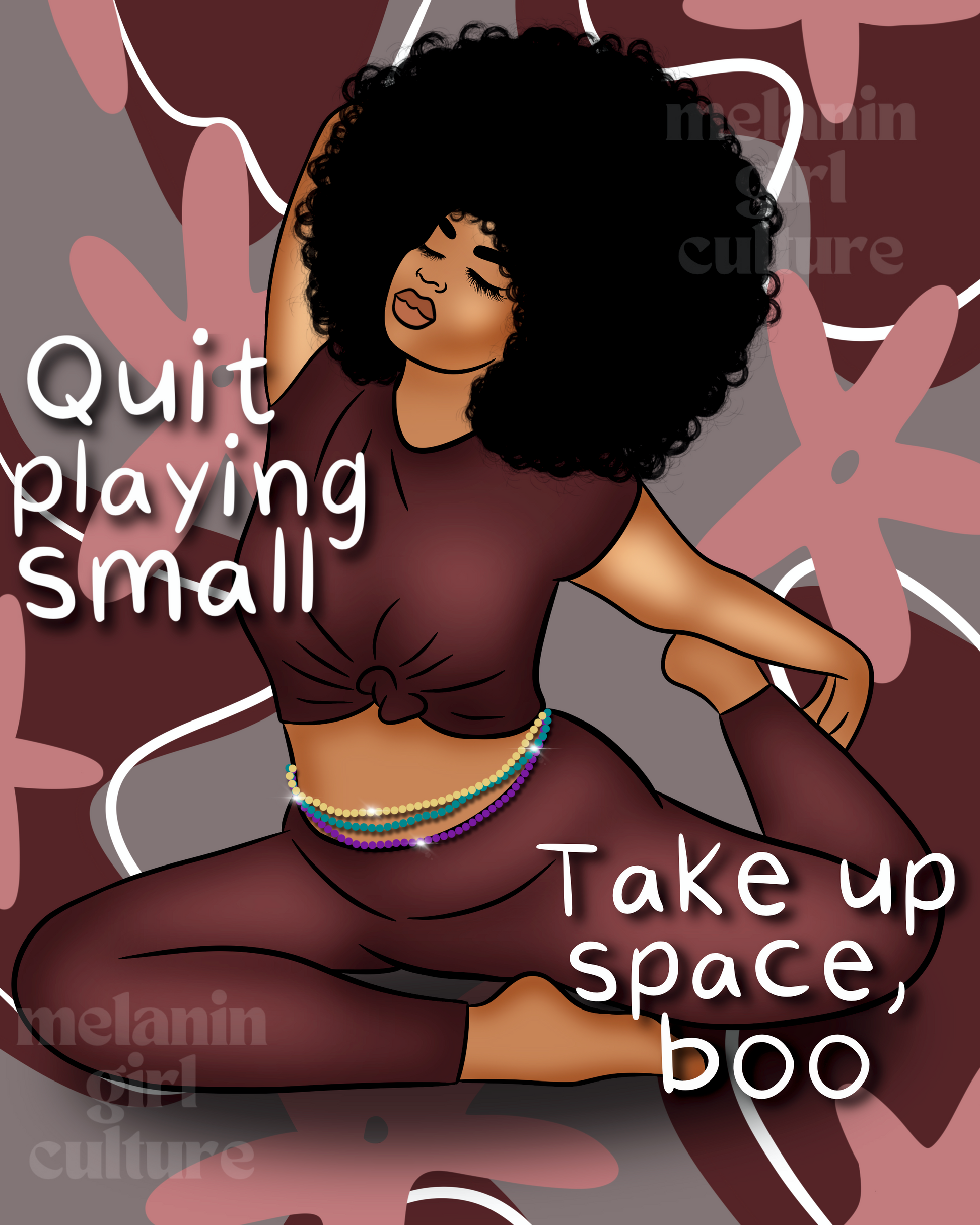 Take up space Art Print