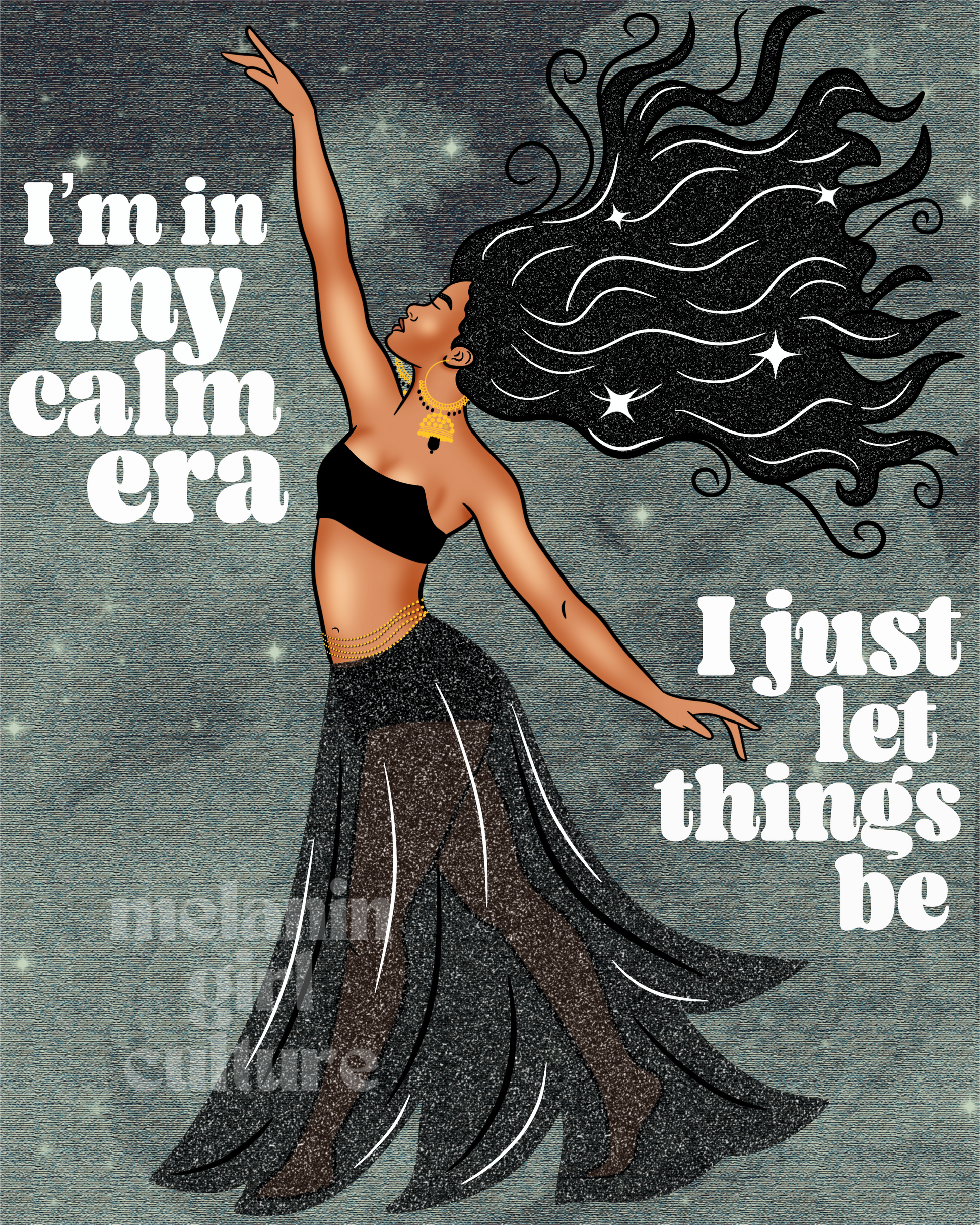 Calm girl era Art Print