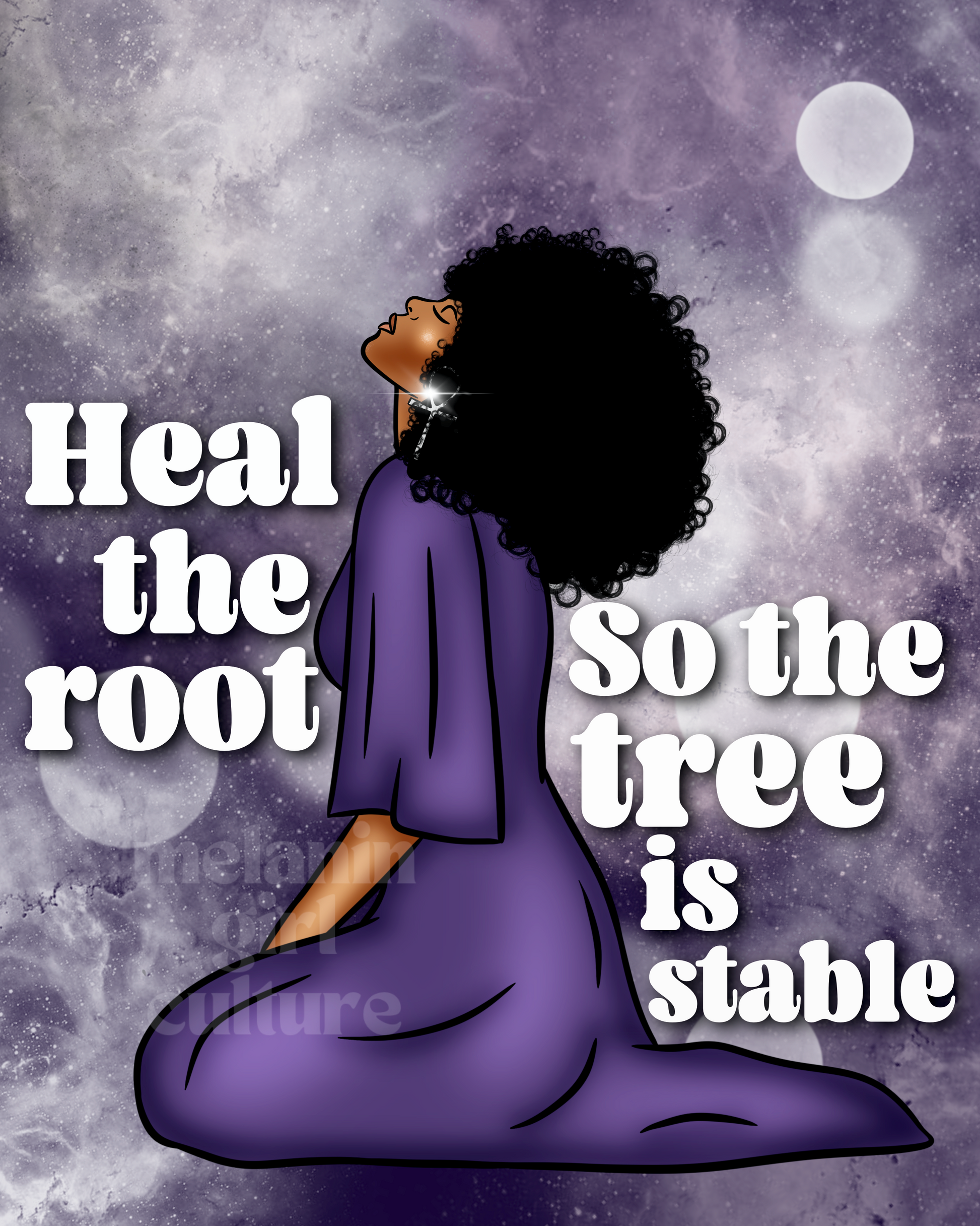 Heal the root Art Print