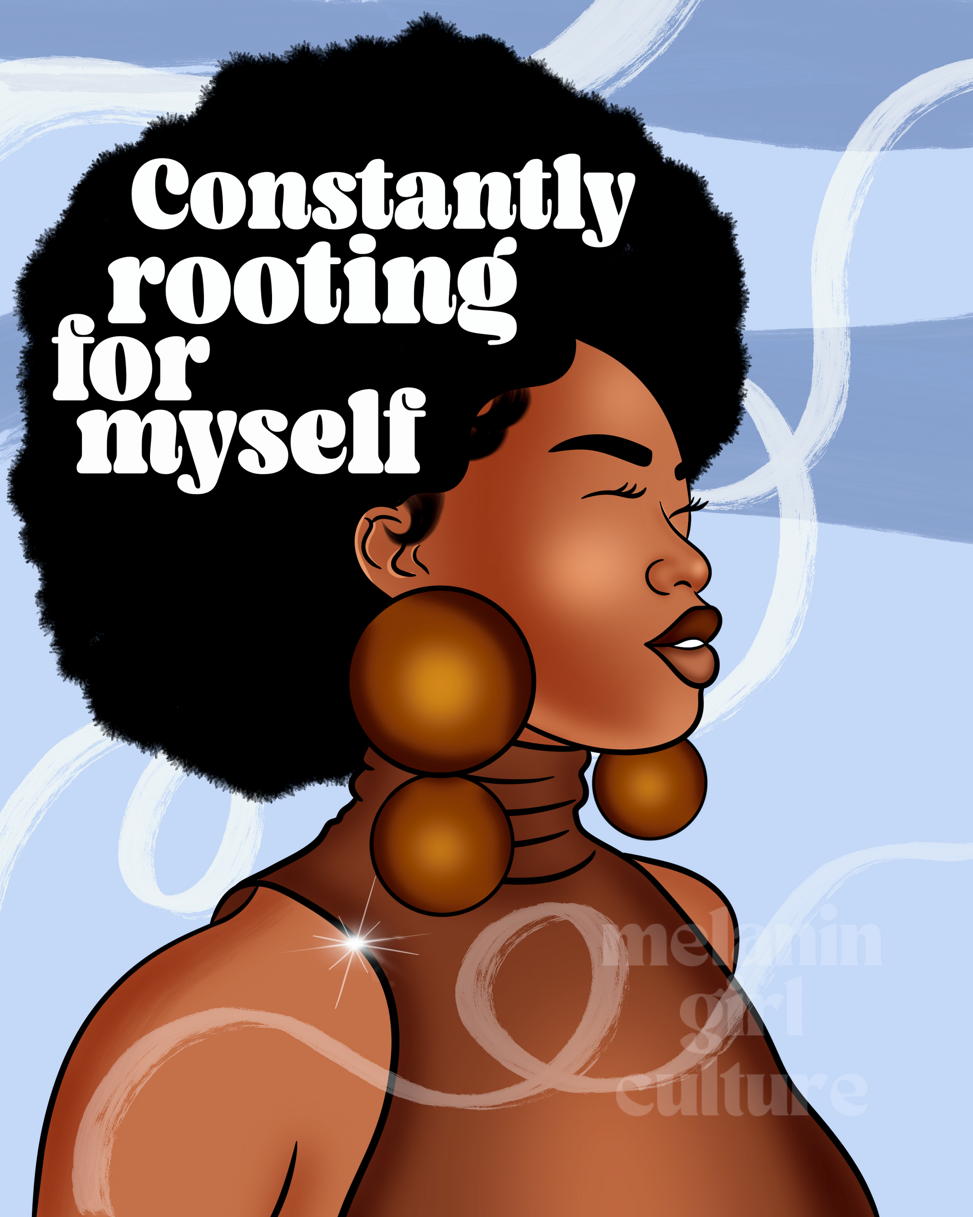 Rooting for myself Art Print