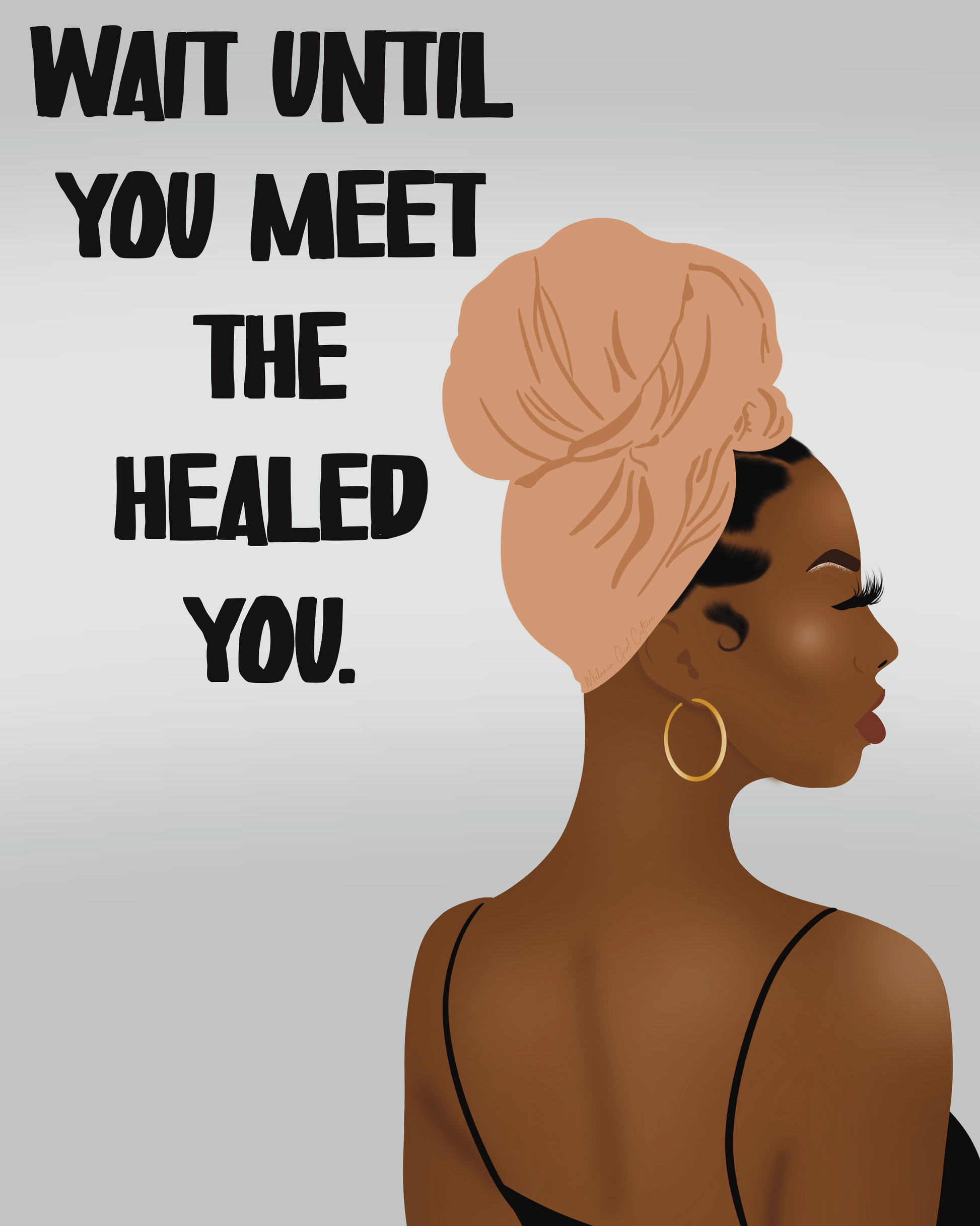 Healed you Art Print