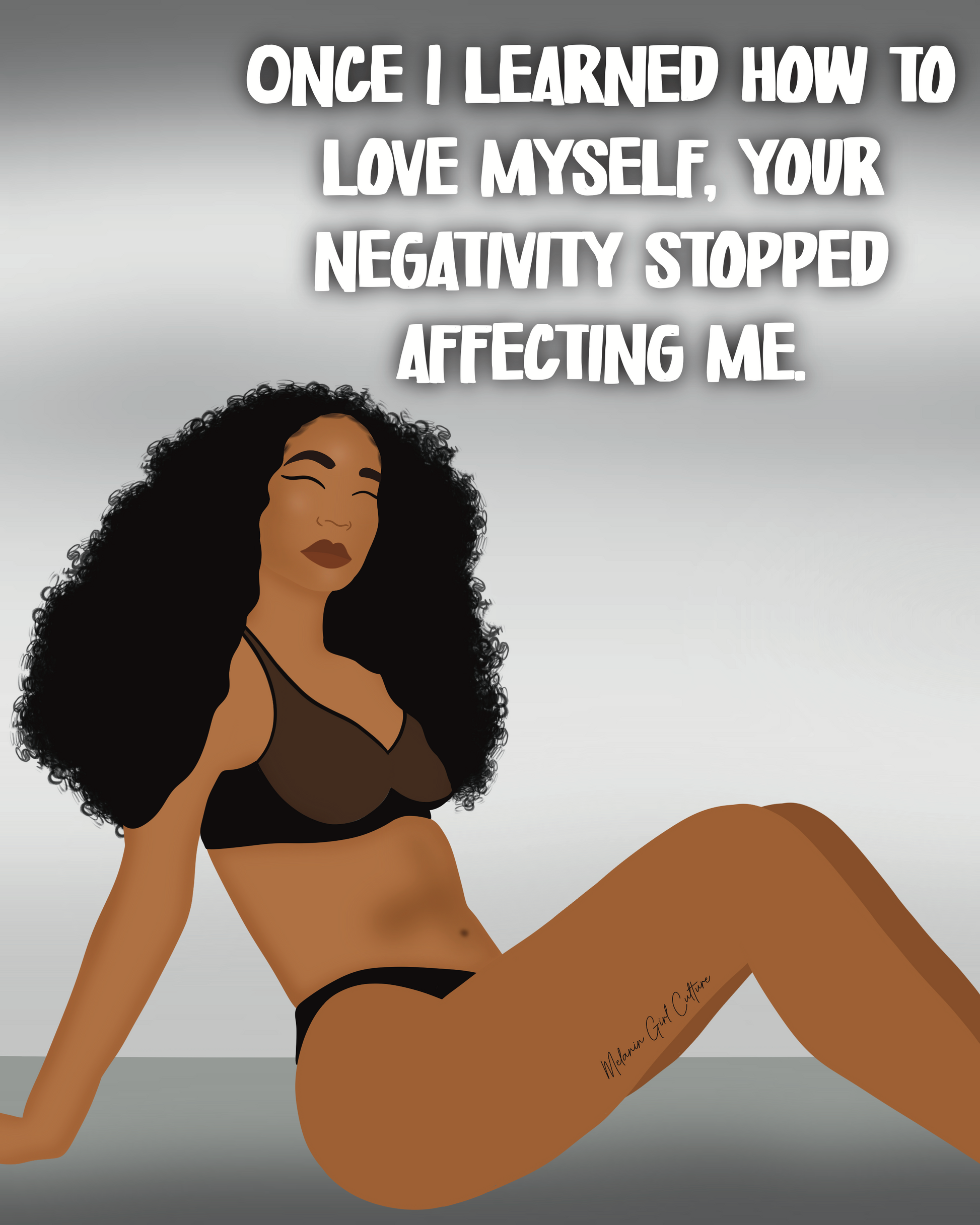 Learned to love myself Art Print