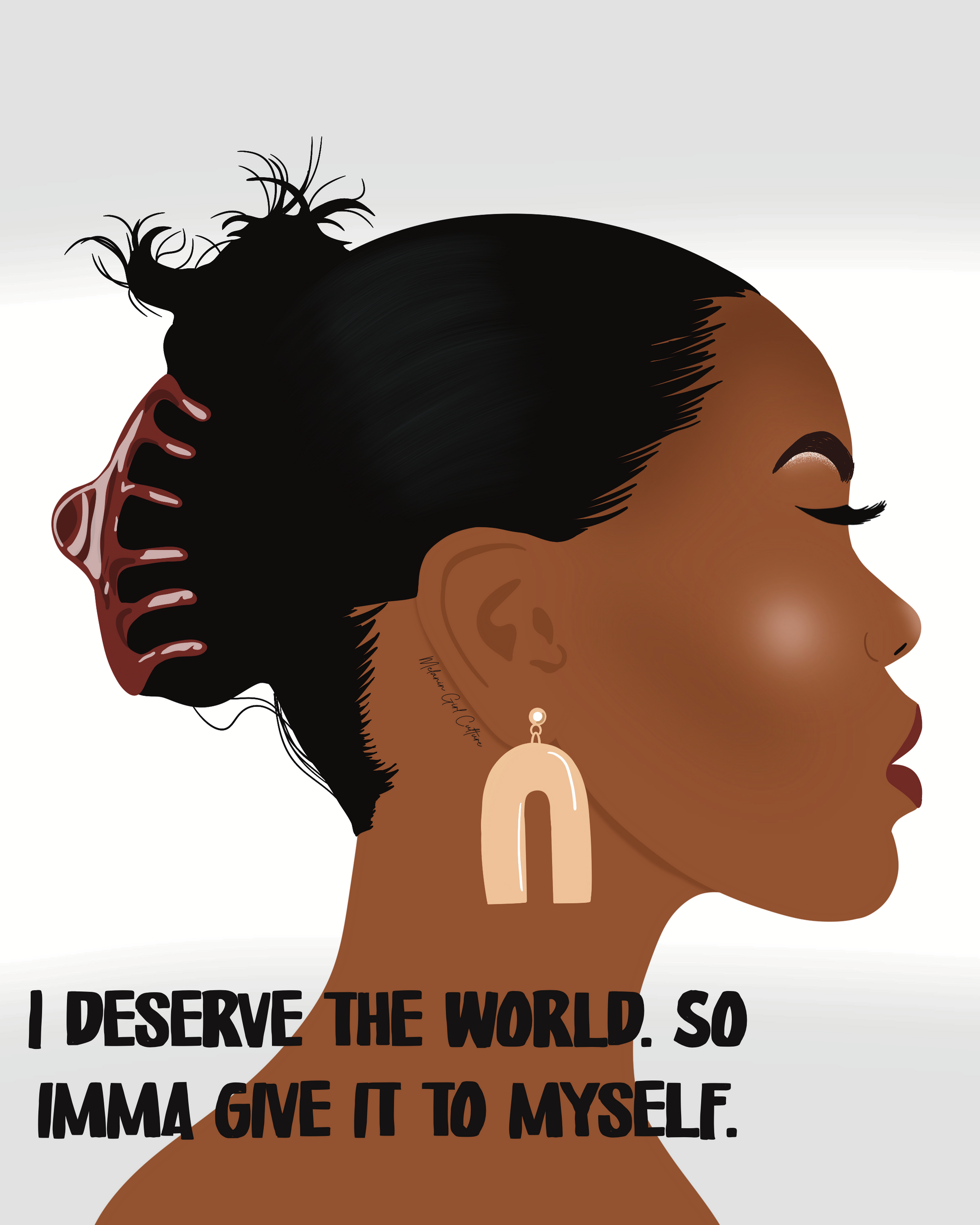 I deserve the world Art Print