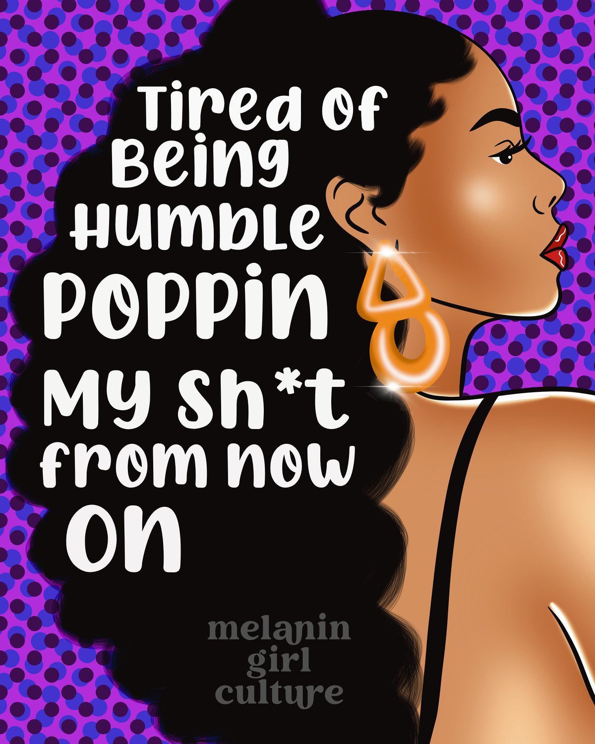 Pop my sh*t Art Print