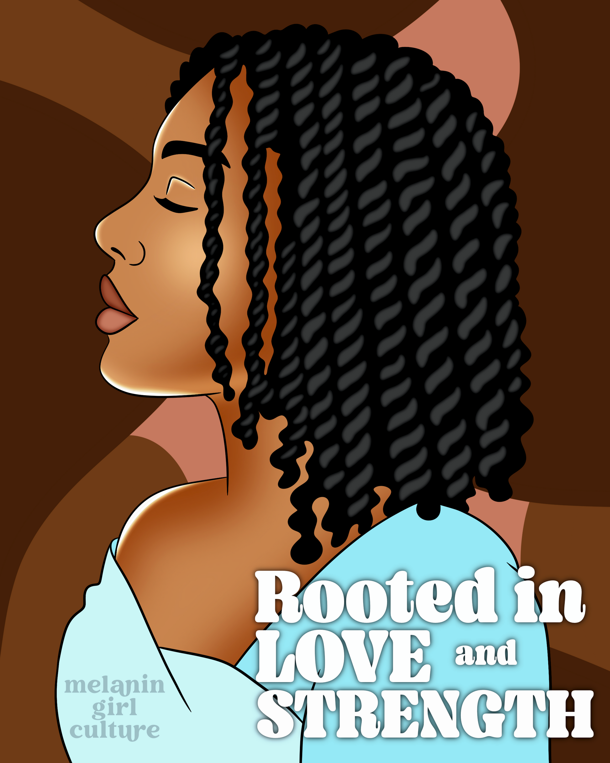 Rooted in love art print