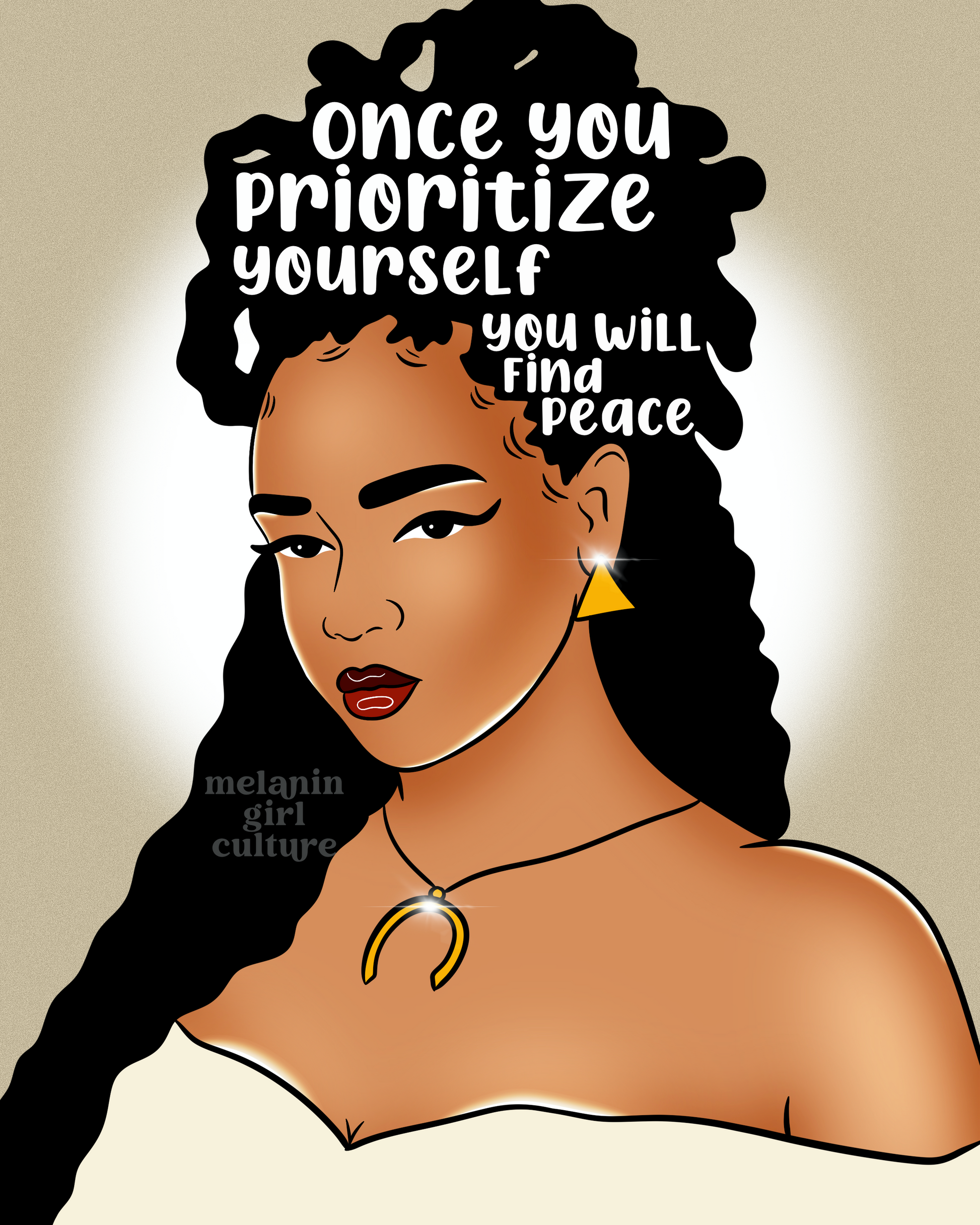 Find peace Art Print