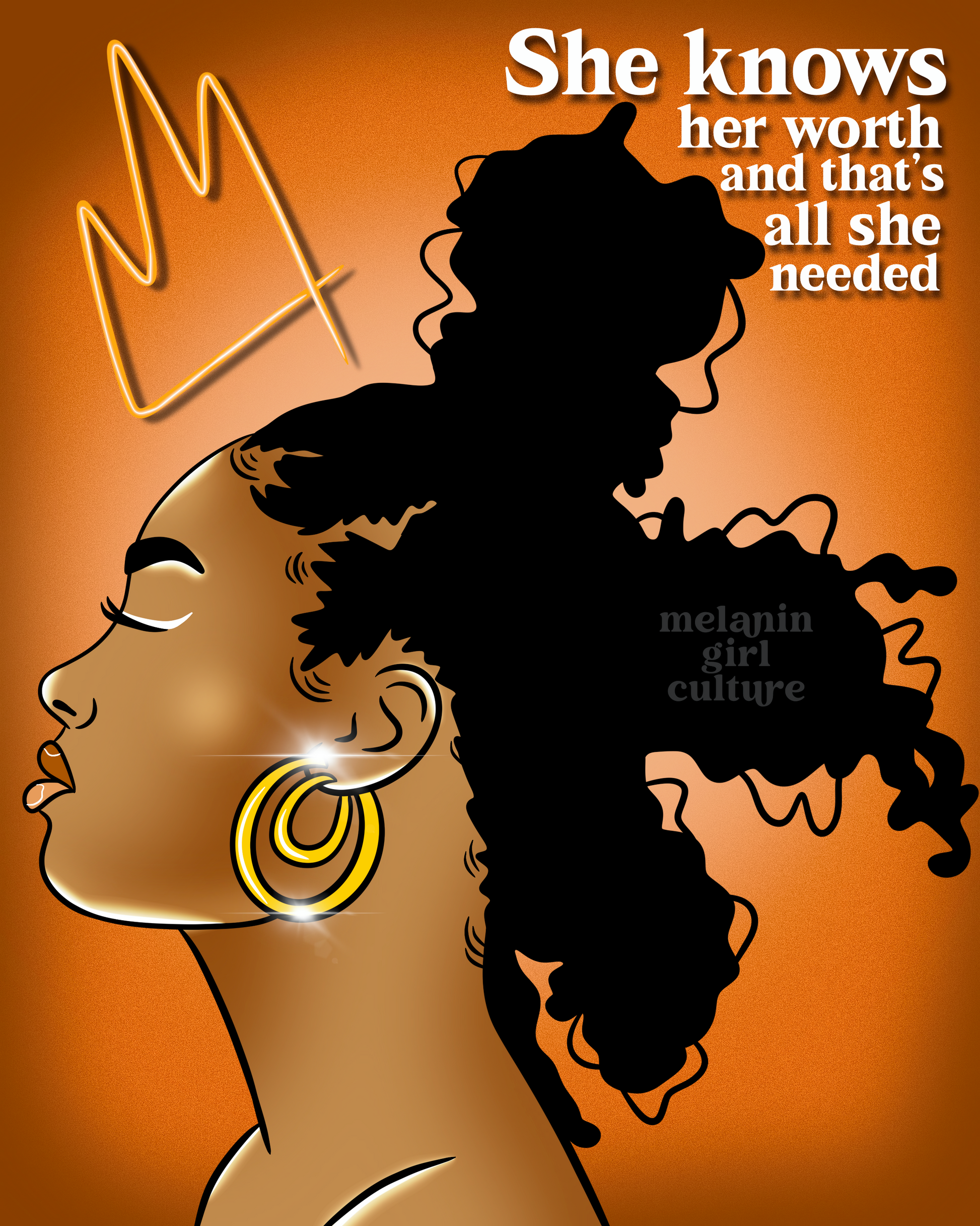 Her worth Art Print