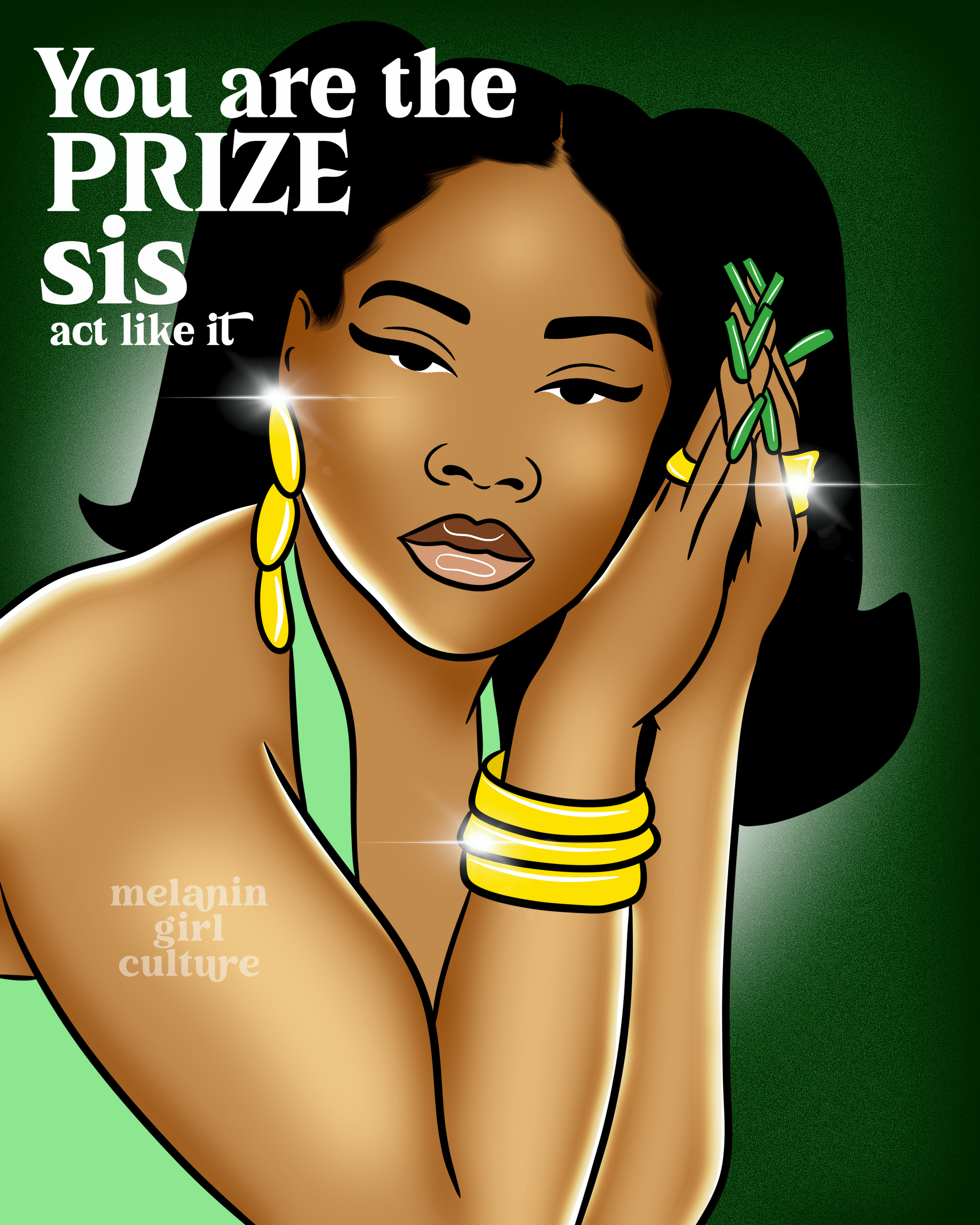 You are the prize sis Art Print