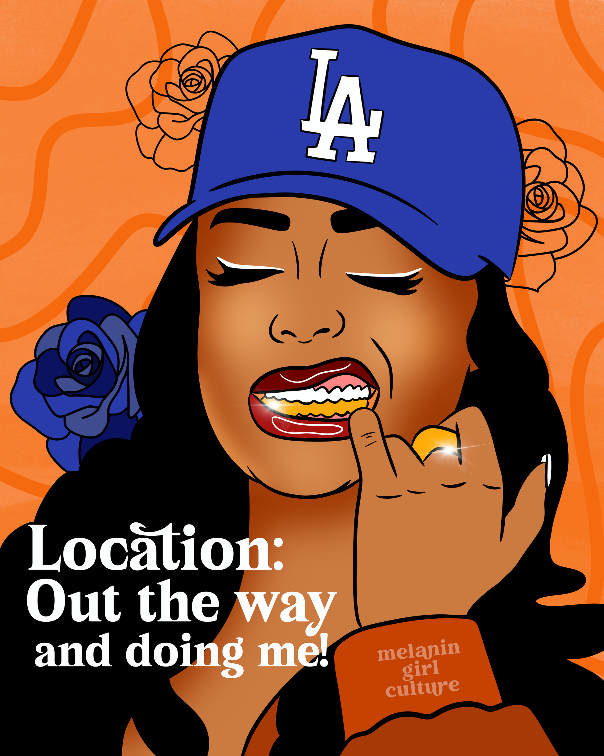 Out the way Art Print