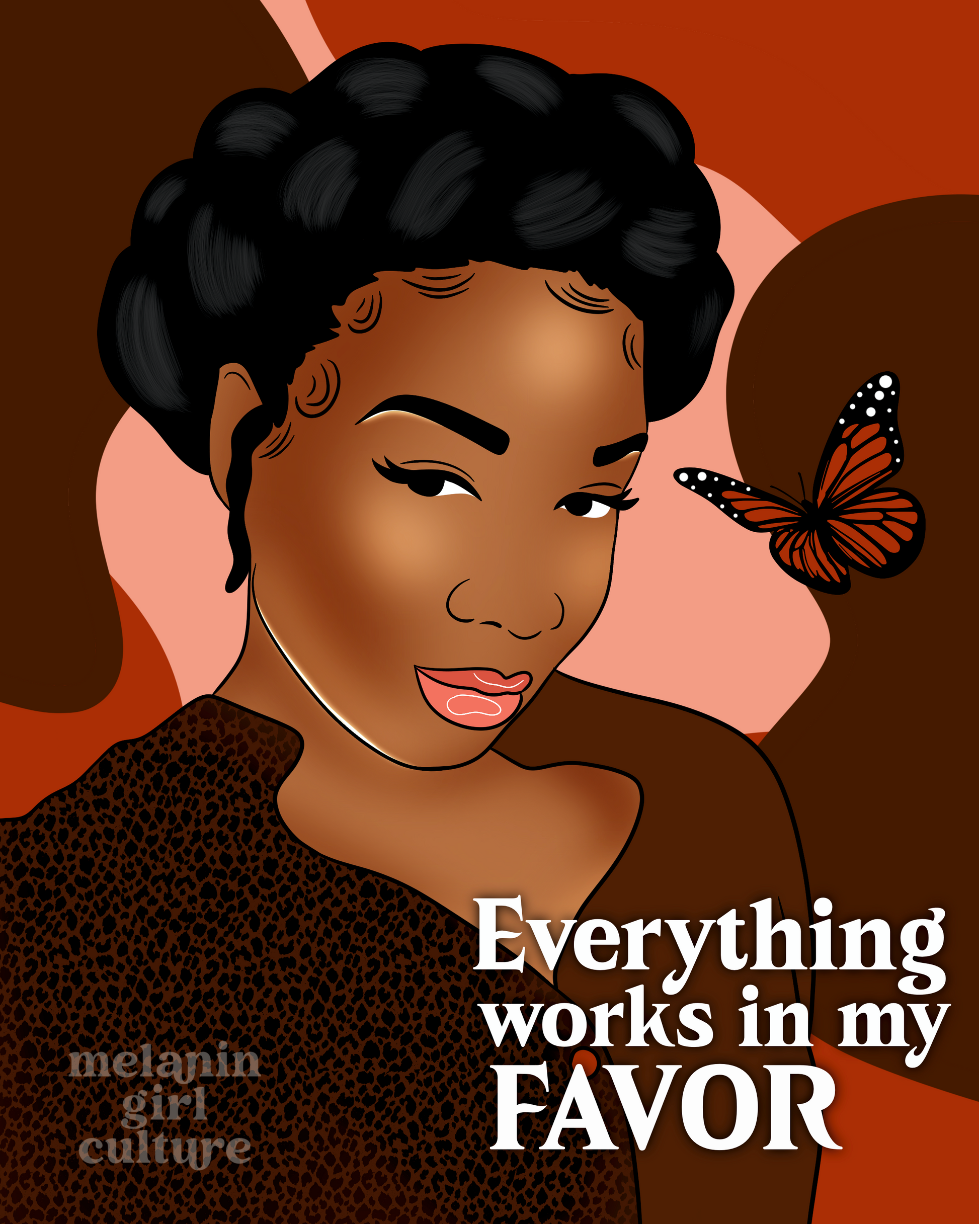 Everything works in my favor Art Print