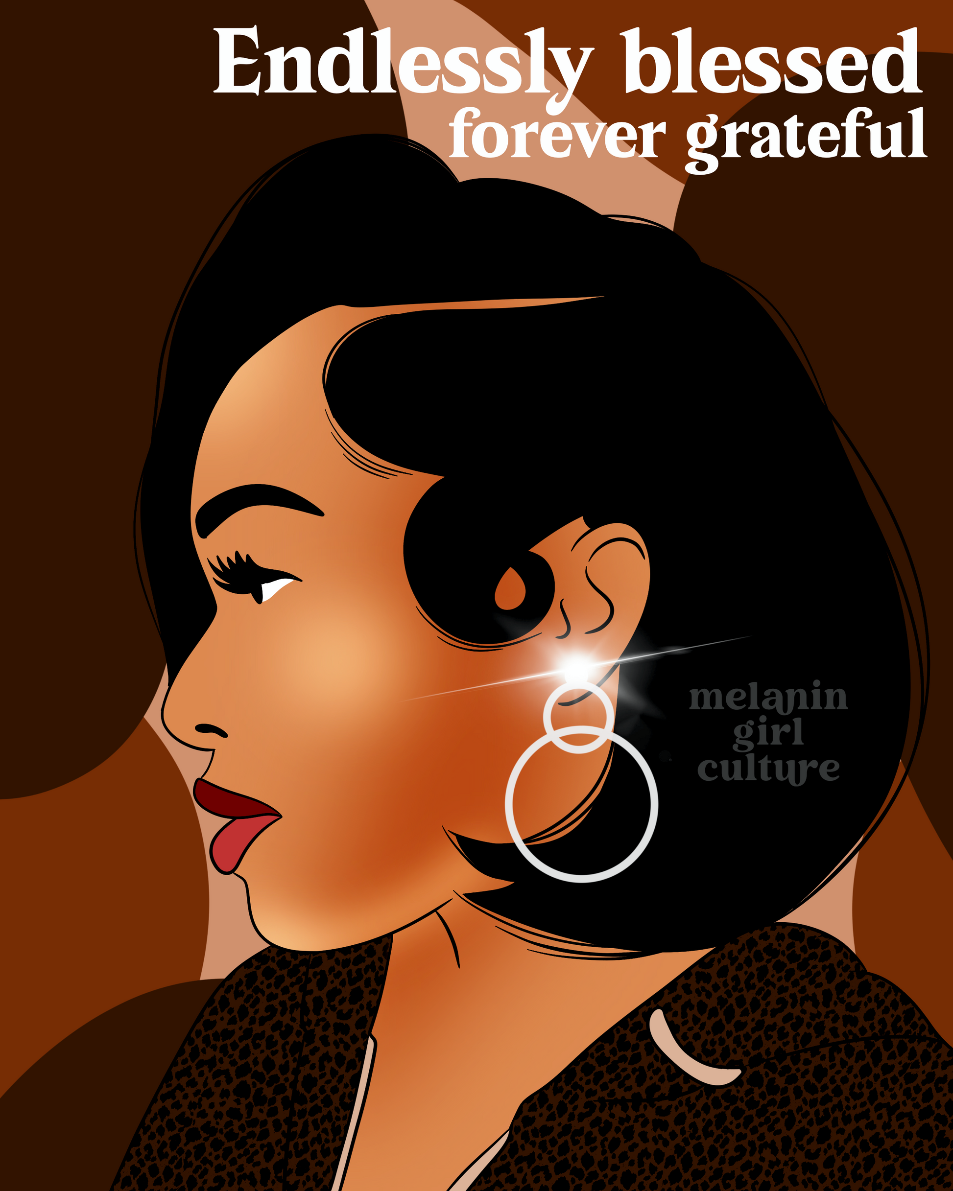 Endlessly blessed Art Print