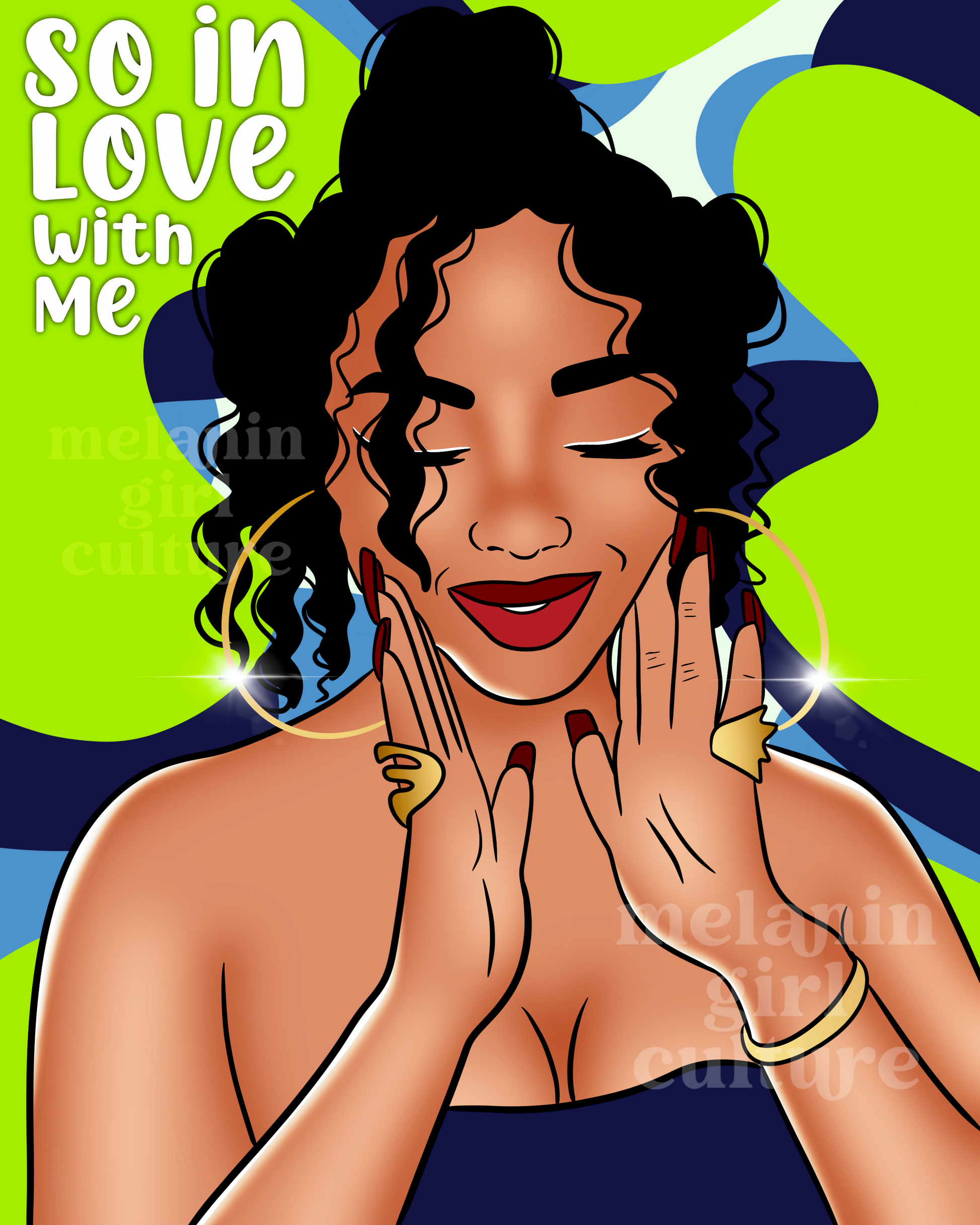 So in love with me Art print