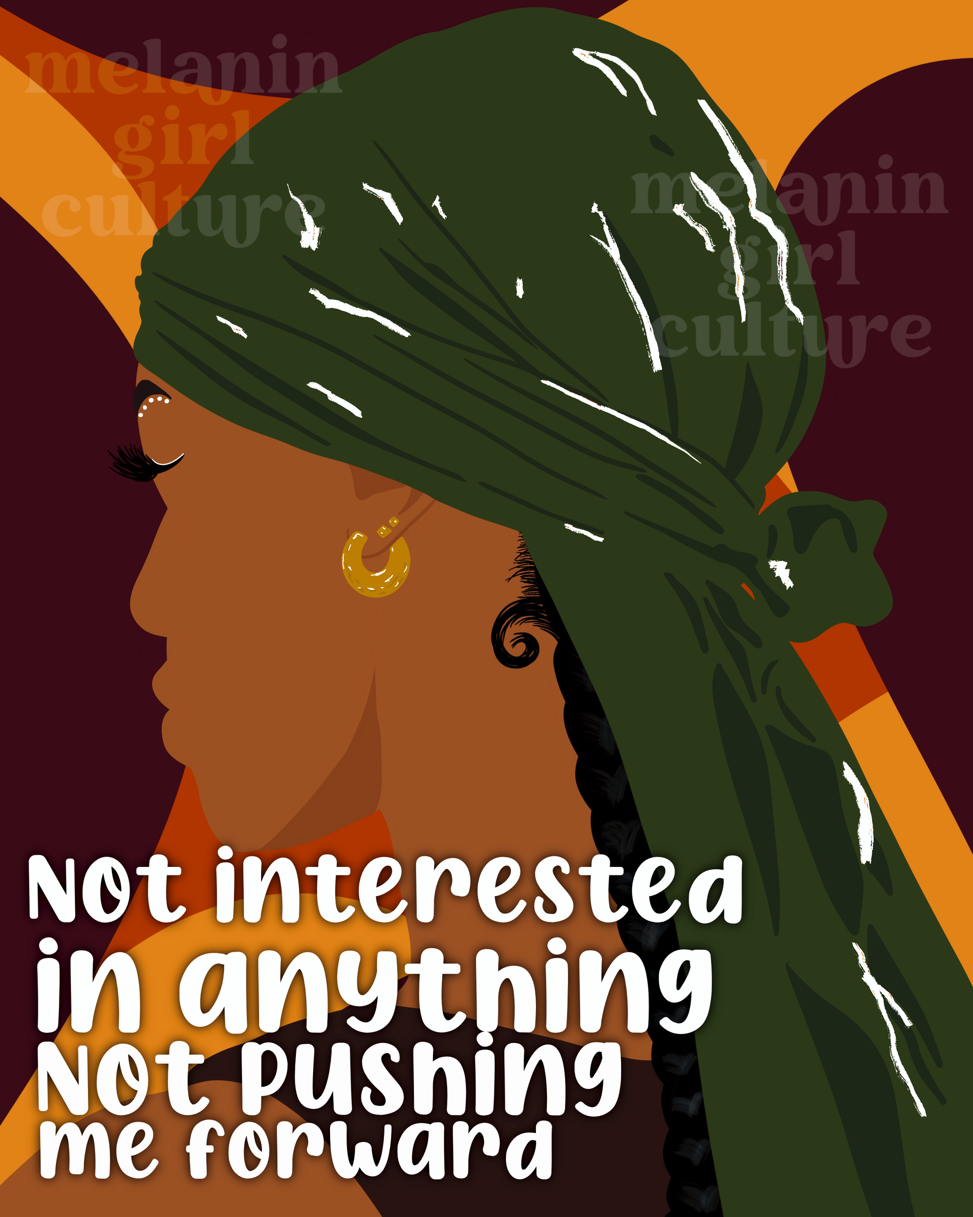 Not interested Art print