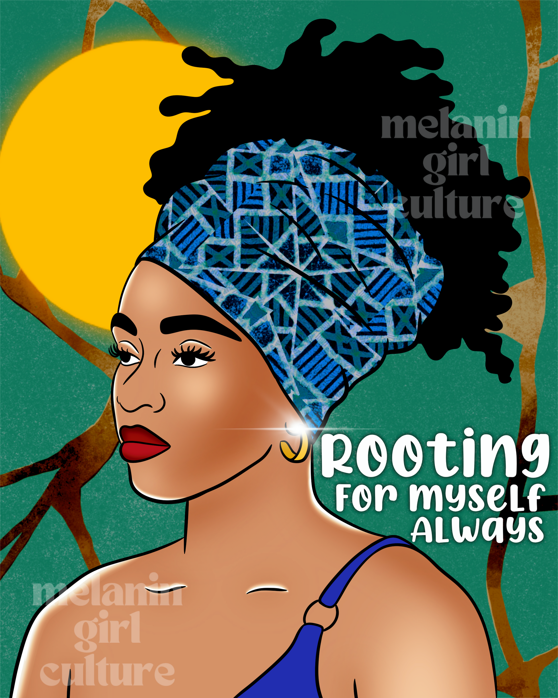 Rooting for myself Art Print