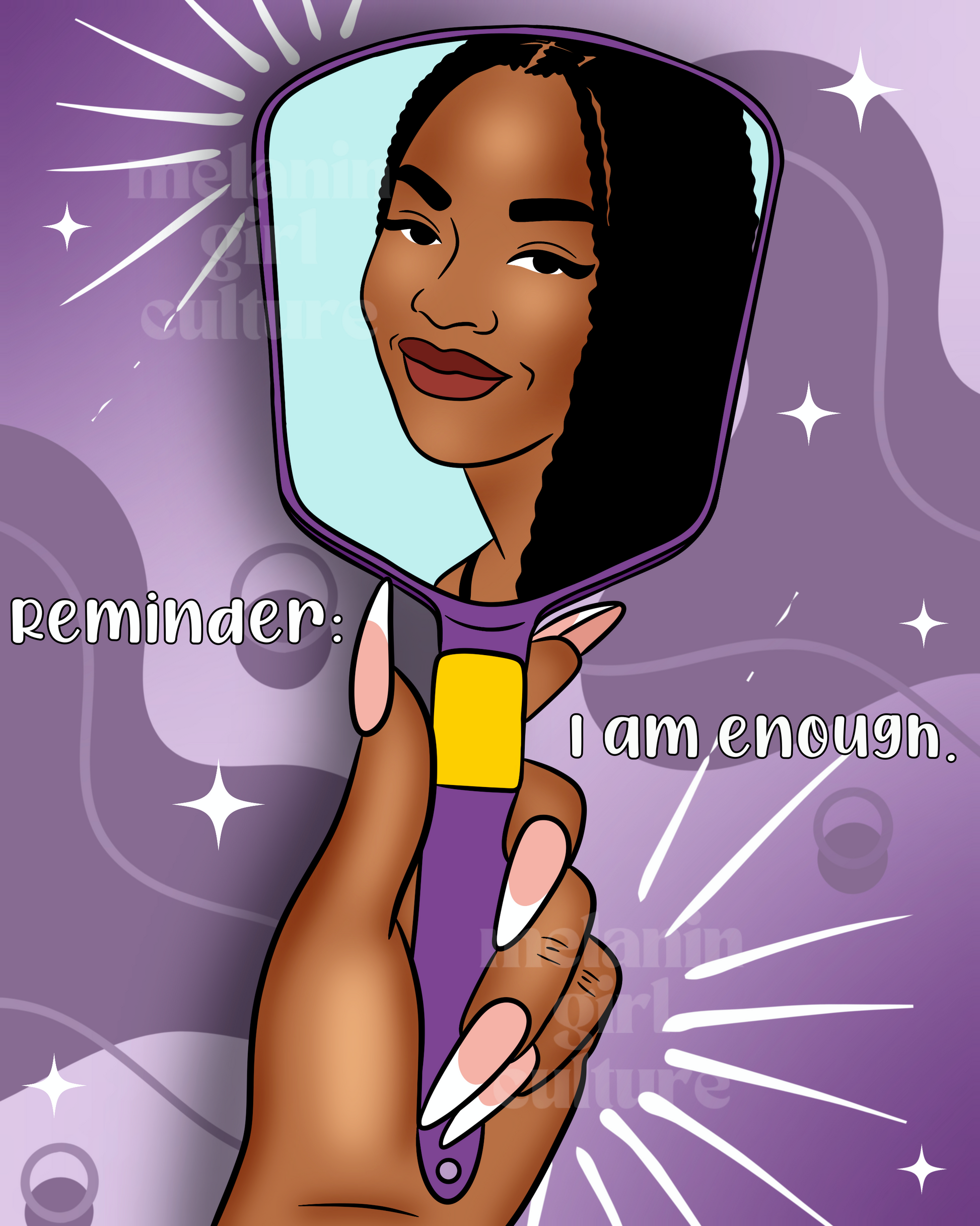 I am enough Art Print