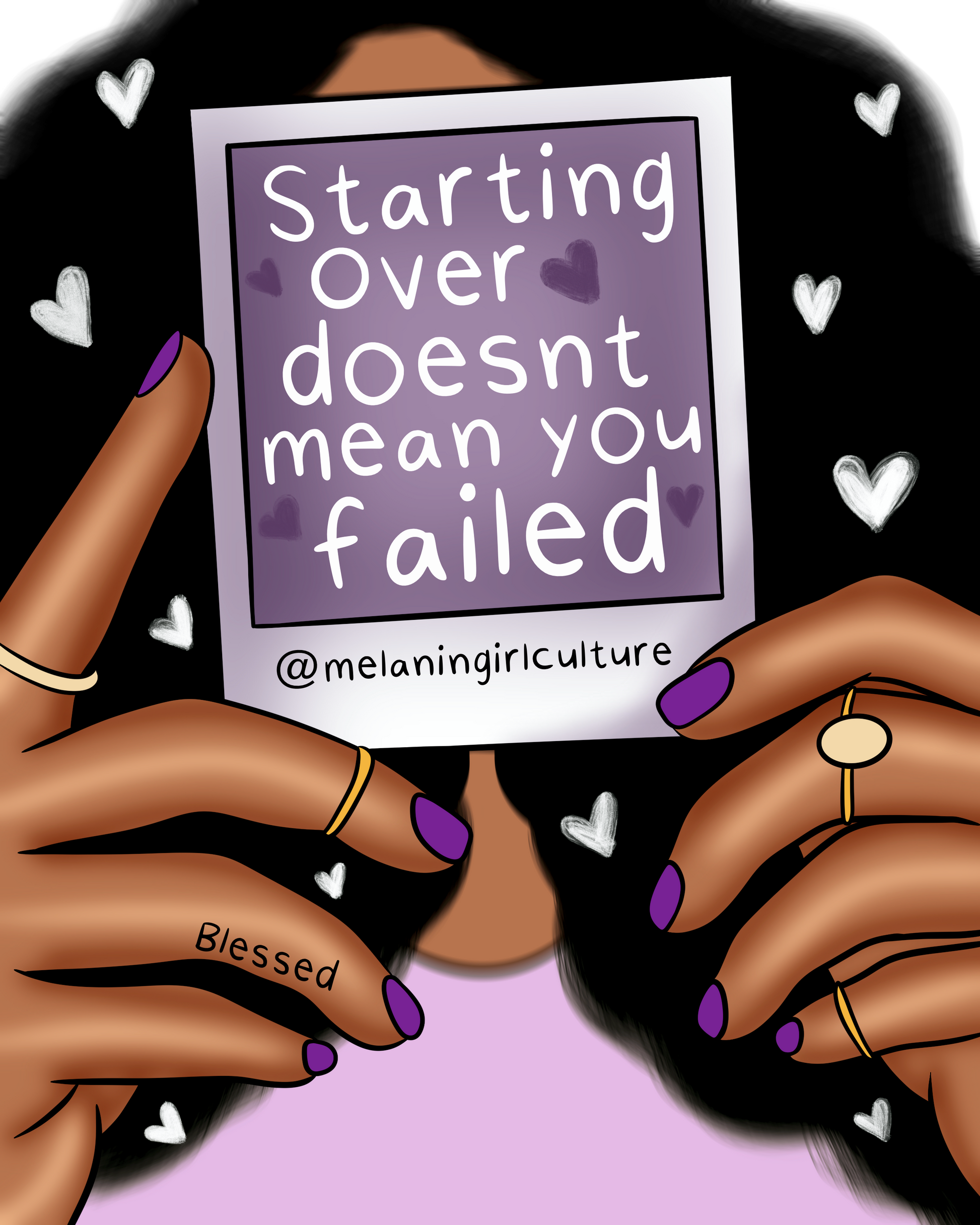 Starting over Art Print