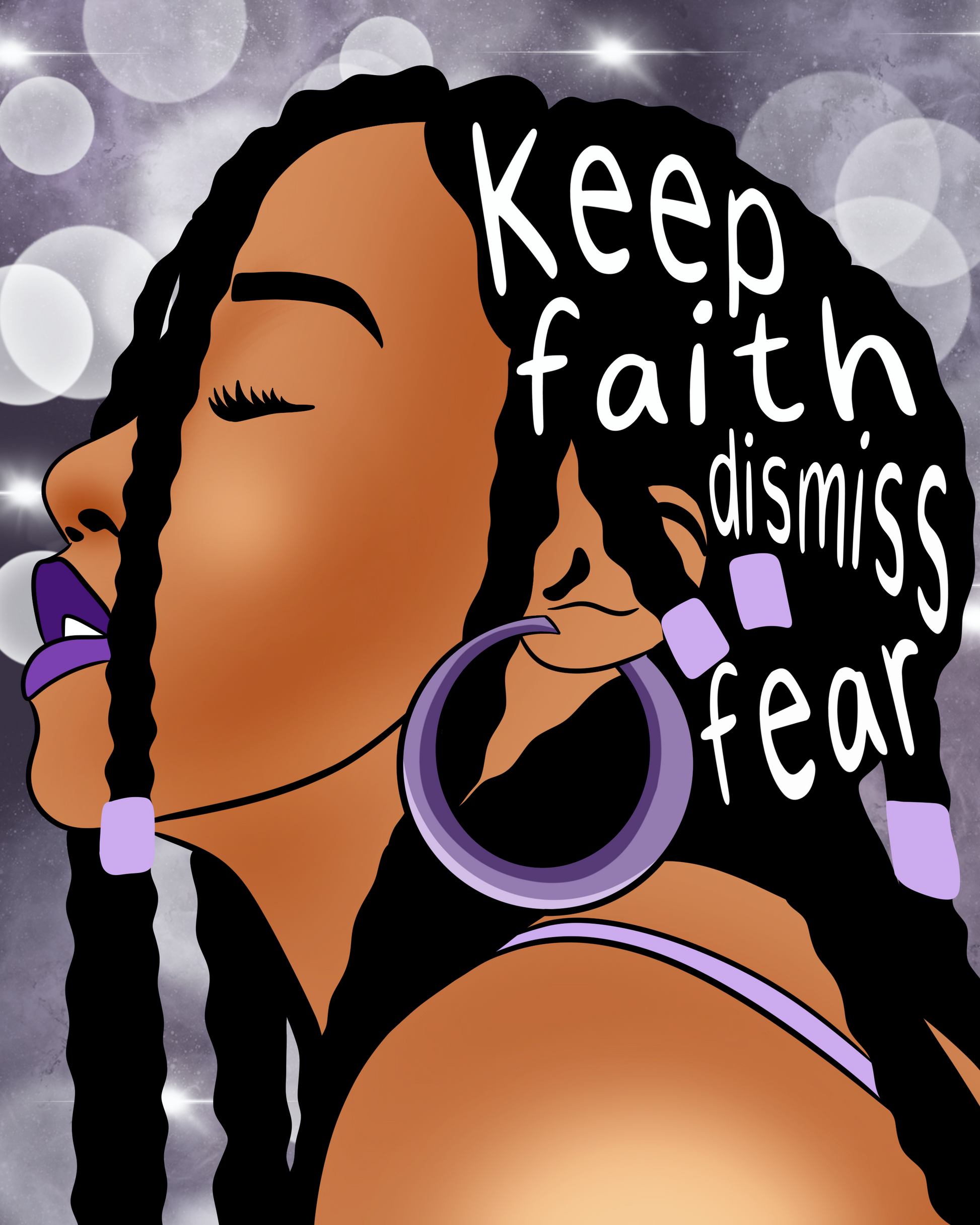 Keep faith Art Print