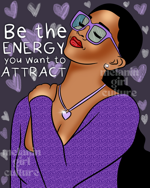 Be the energy Art Print