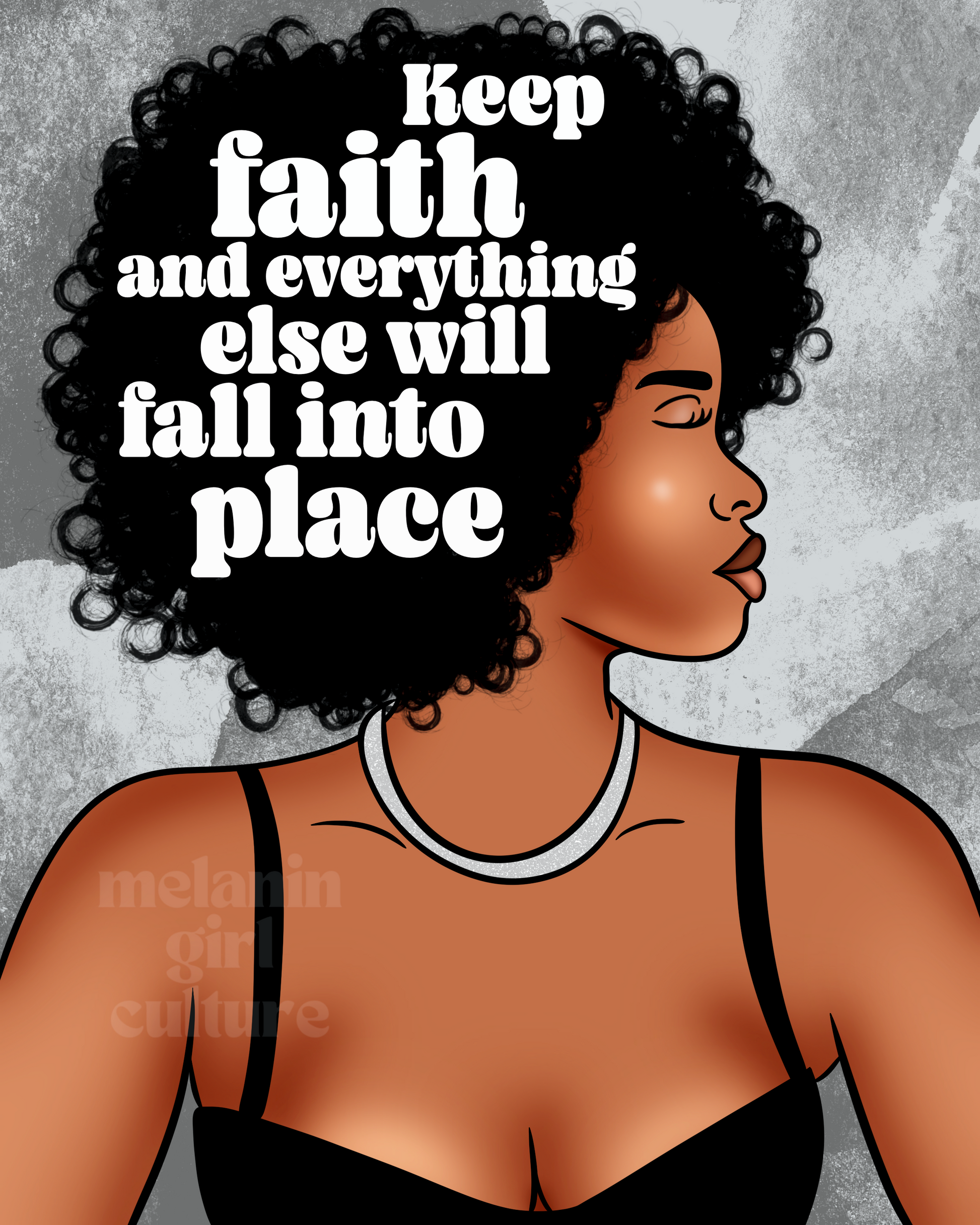 Keep faith Art Print