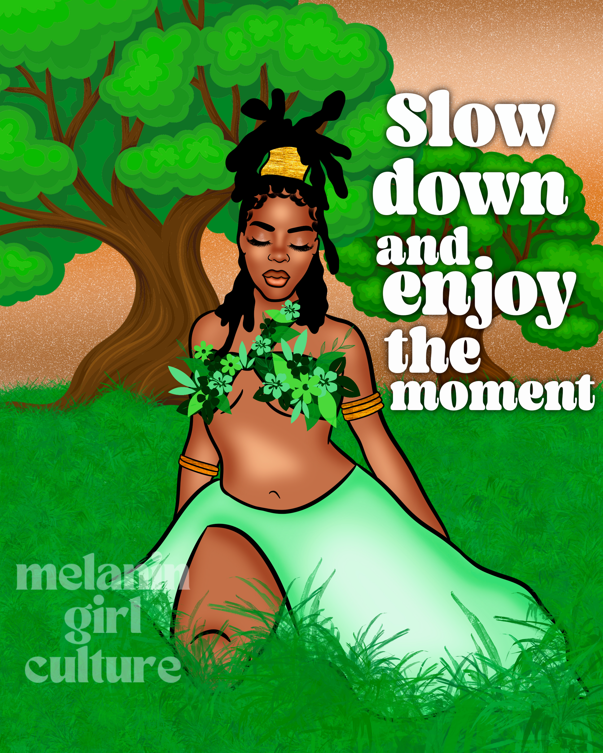 Enjoy the moment Art Print