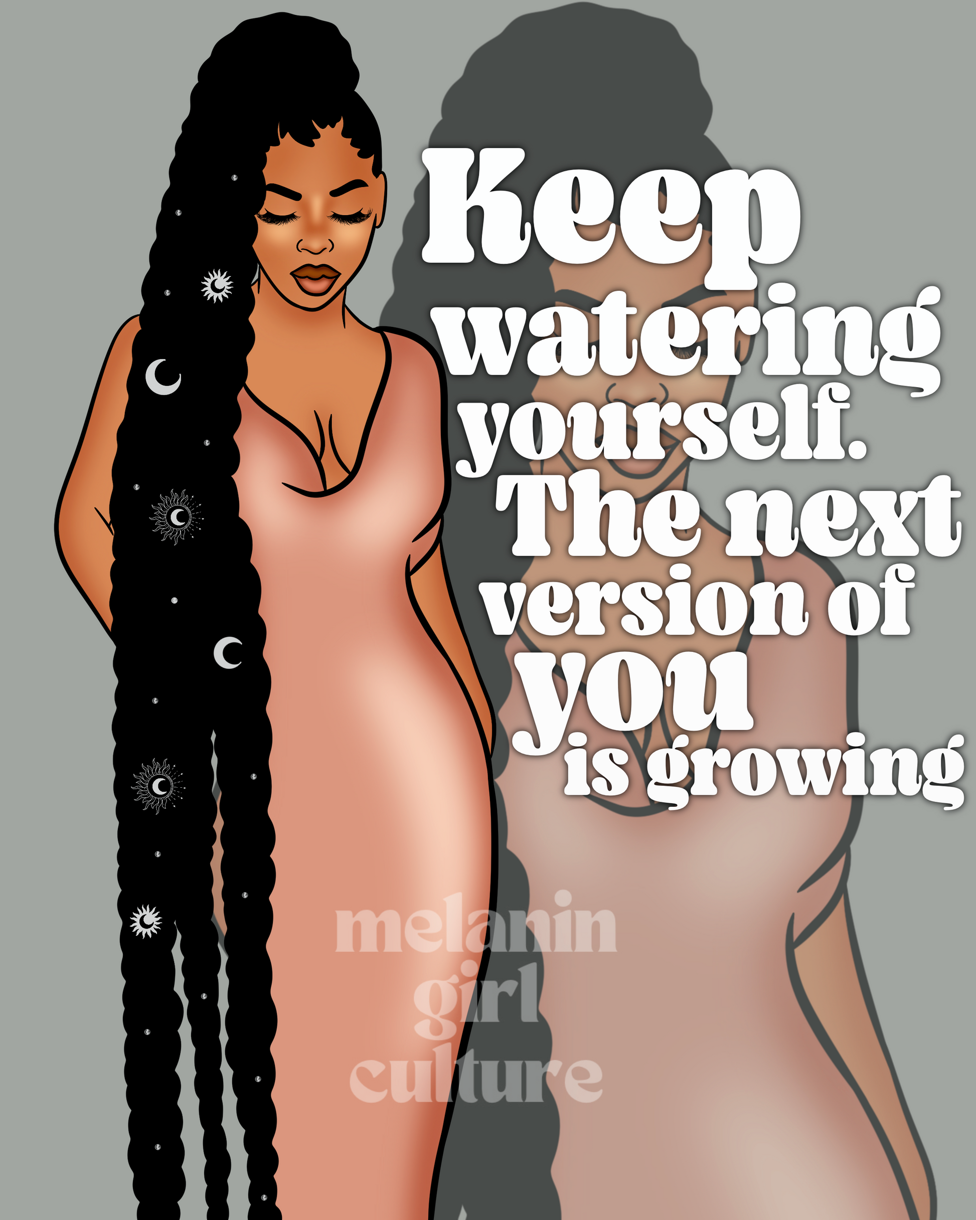Keep watering yourself Art Print