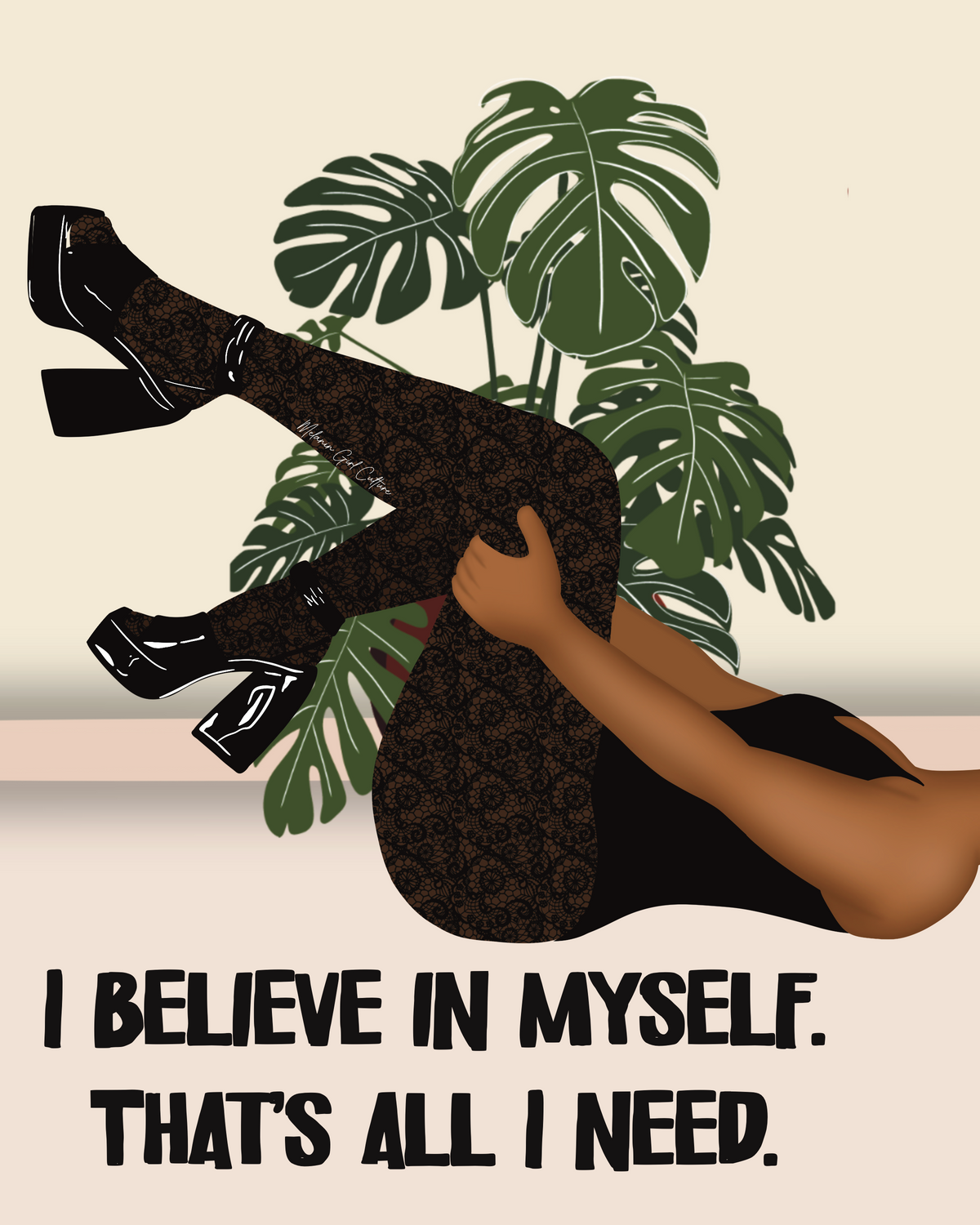 I believe in myself Art Print